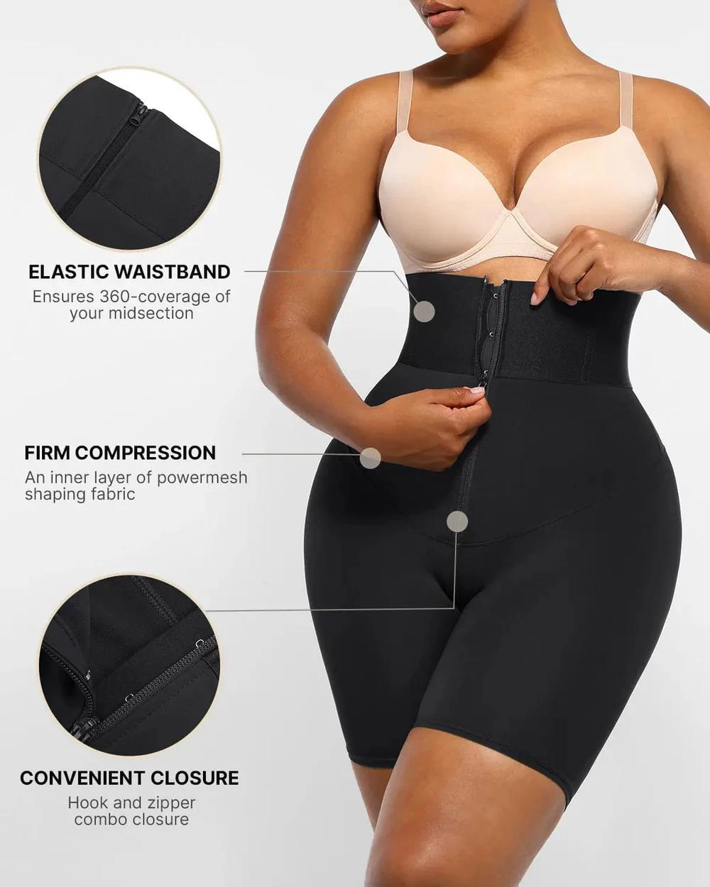 outlet Shapellx AirSlim Waistband Workout Shaping Shorts Sales