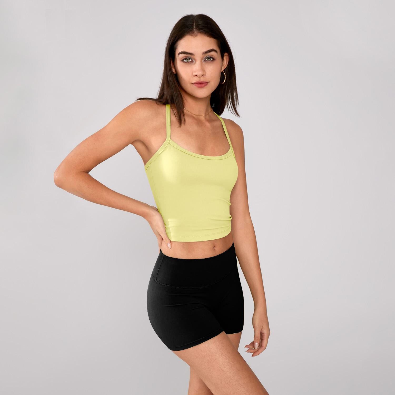 TIMEOFF Women's Strappy Backless Crop Top, Stretchy Form-Fitting Yoga Vest for Fitness and Workout Activewear TIMEOFF Women's Strappy Backless Crop Top, Stretchy Form-Fitting Yoga Vest for Fitness and Workout Activewear