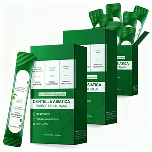 1 BOX Centella Asiatica Foam Facial Mask,Centella Cleansing Foam,Deep Hydrating Gentle Cleansing Mask,Cen-tella Foam Facial Mask
