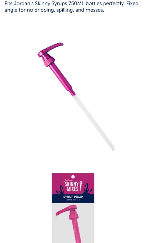 Syrup Pump for 750ml Syrup Bottle