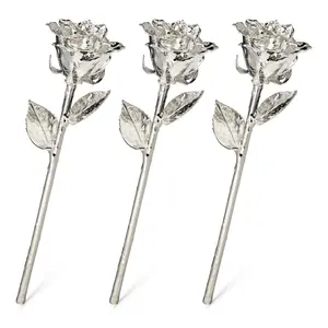 Silver Dipped Roses: Triple Deal