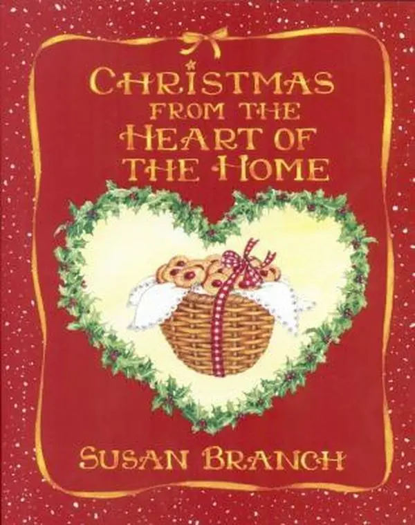 Used Like New Very Good No Damage Hard Cover Festive Book - Christmas from the Heart of the Home by Susan Branch (English) - Traditional Ornaments, Party Ideas, Decorating Tips, Ginger Squash, Steamed Christmas Pudding Themes, 1.76 lbs