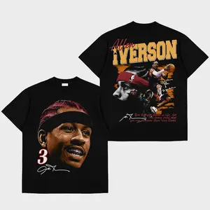 Allen Iverson Premium Cotton T-shirt, The Answer Fan T-shirt, 76ers Fans Club T-Shirt, Basketball Graphic T-Shirt, Basketball Lover Gift, Basketball Game Day Outfit.