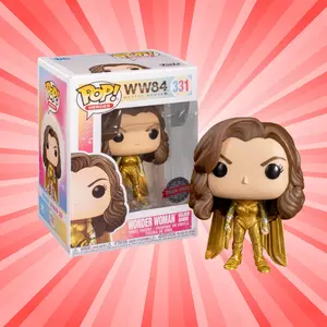Funko Pop! DC WW84 Wonder Woman Golden Armor Special Edition #331