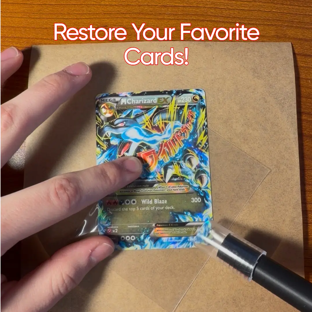iJabs Acrylic Card Tool - Flatten Lifted Edges from Pokemon, One Piece, MTG, and Sports Cards - Pregrading card restoration tool - TikTok Shop iJabs Acrylic Card Tool - Flatten Lifted Edges from Pokemon, One Piece, MTG, and Sports Cards - Pregrading card restoration tool - TikTok Shop