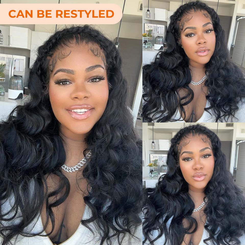 【Live Flash Sale】Alipearl Hair Pre Braided Deep Wave Stylist Wig Ready To Go Glueless 13x4 Lace Frontal Wig Pre Styled Pre Everything Wig 180% Density TikTokShopBacktoSchool FallFreshness