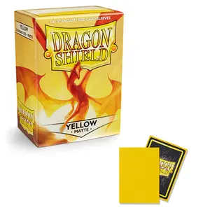 Yellow - Matte Sleeves - Standard Size