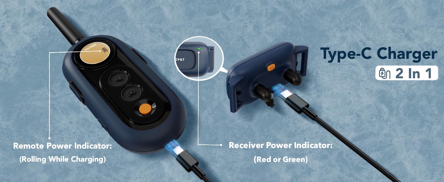 PATPET - Dog Training Collar with Remote, Collar for Small Medium Dogs 10-100lbs, Rechargeable IPX7 Waterproof Collar training  collars