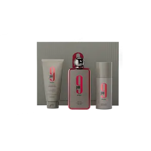 Afnan 9 PM Rebel Unisex Perfume Gift Set – Eau de Parfum, Deodorant & Shower Gel, 100ml (3.4 oz)