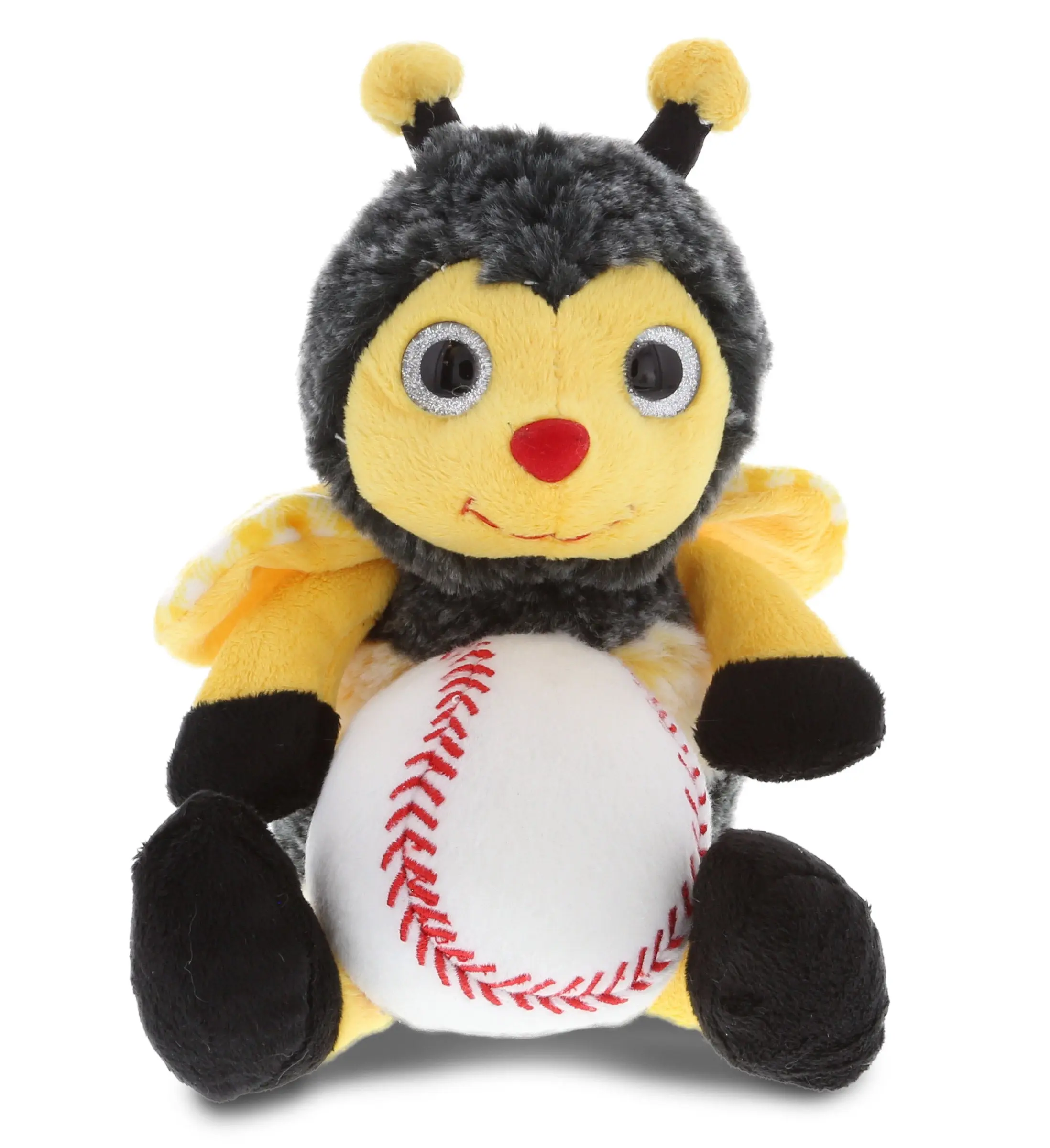 PLUSH BASEBALL - SUPER SOFT PLUSH - SITTING BEE