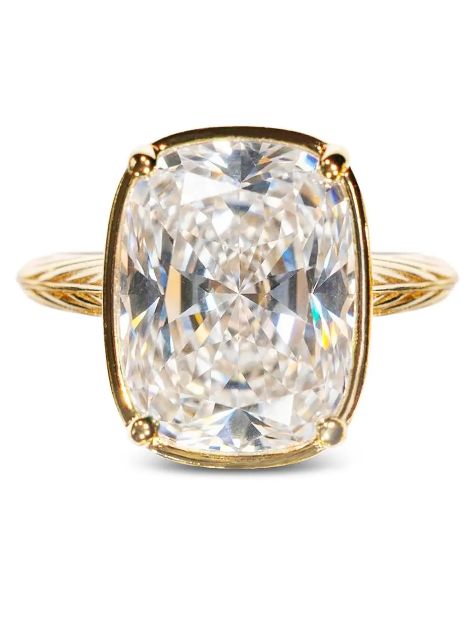 Sterling Silver Elongated Cushion Cocktail Ring