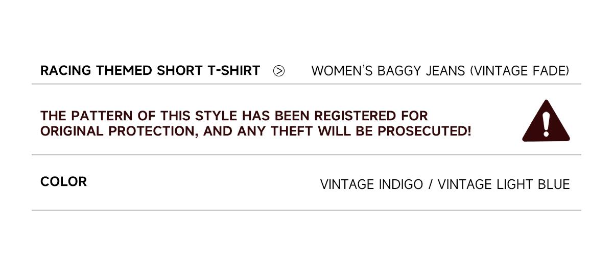 BLEU Women's Mid Rise Baggy Jeans Vintage Washed Wide Leg Denim Pants Comfortable Fit Street Wear Style