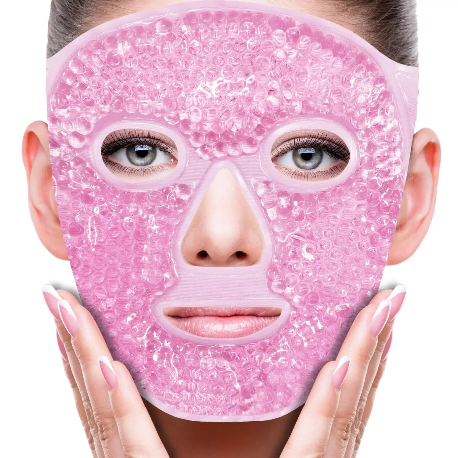 Face Ice Mask Facial Ice Packs Gel Hot Cold Compress for Post Oral, Dental, Nose,Facelift Plastic Cosmetic & Laser Surgery Recovery Puffiness Swelling Dark Circles & Headaches Gift for Women