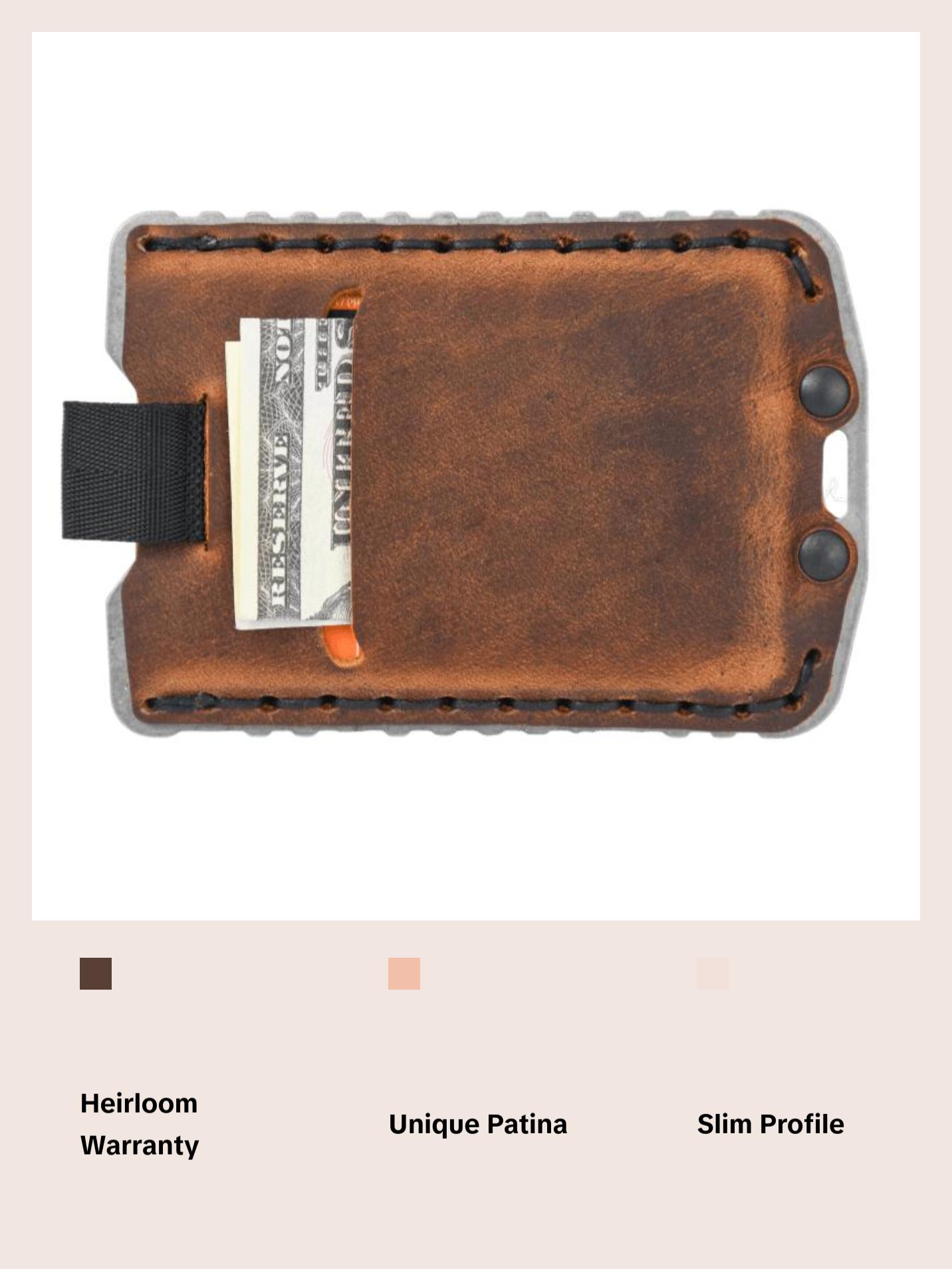 Ascent Wallet - Raw Tobacco Brown