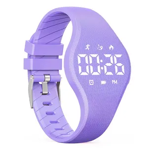 Watch with pedometer, distance tracker, calorie monitor, stopwatch, alarm clock, and step counter