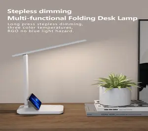 Rechargeable LED Desk Lamp with Phone Holder – Touch Control 3 Color Modes, Stepless Dimmable Foldable Study Lamp, Adjustable Reading Light for Home Office & Kids life candle