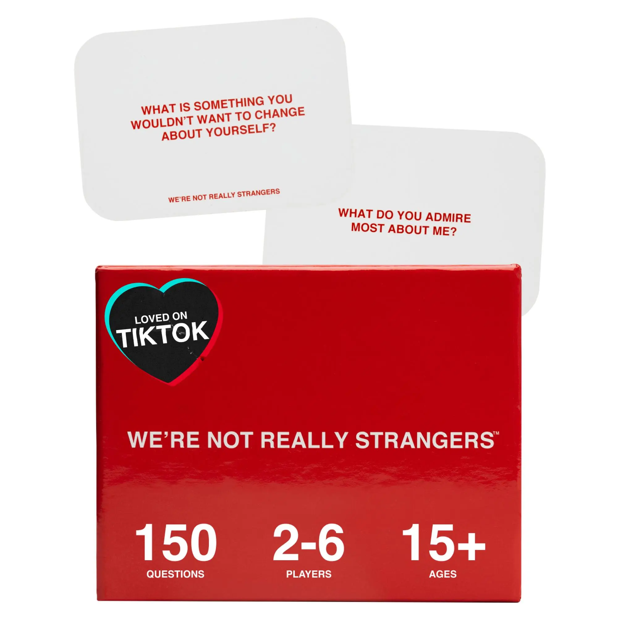 We're Not Really Strangers Core Game - 150 Conversation Questions & Wildcards for Meaningful Connections 2-6 Players Ages 15+