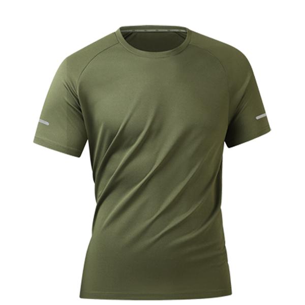 4pcs Men Sports Short Sleeve Tee Running Fitness Outdoor Training Tshirt