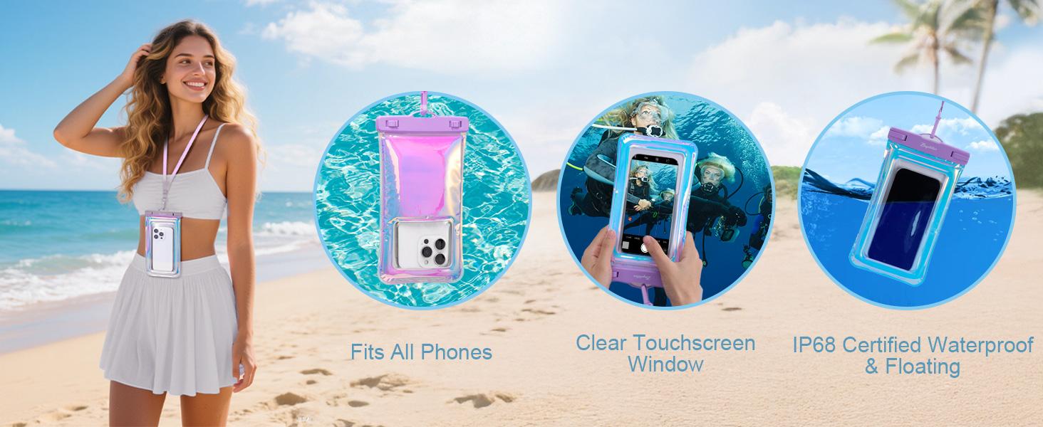 Bagstellar Beach Bag for Women Clear Iridescent Zipper Pool Swim Beach PVC Tote Bag w/Makeup Bag & Waterproof Phone Pouch Summer Essentials for Sports Events Concert Beach Work Swimming pool Easter Basket Organiser Bagstellar Beach Bag for Women Clear Iridescent Zipper Pool Swim Beach PVC Tote Bag w/Makeup Bag & Waterproof Phone Pouch Summer Essentials for Sports Events Concert Beach Work Swimming pool Easter Basket Organiser