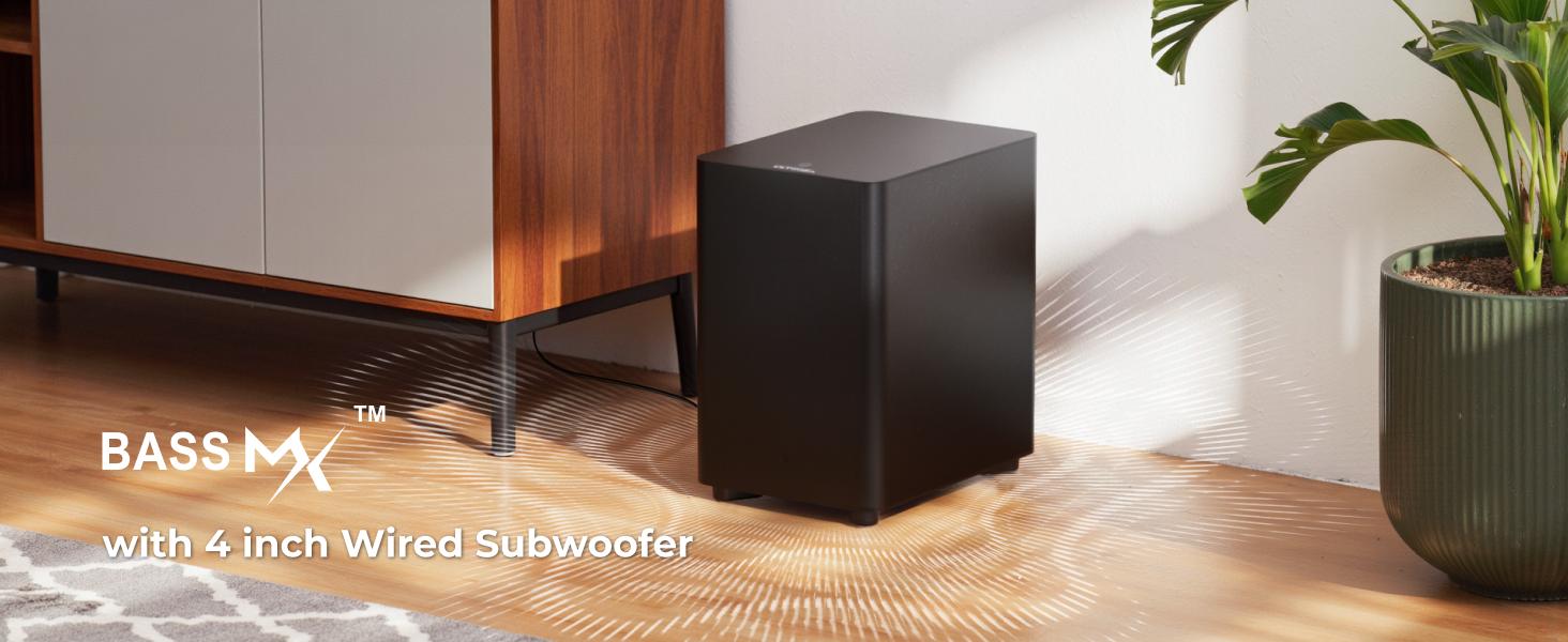 ULTIMEA 7.1ch Soundbar with Dolby Atmos, Surround Sound System for TV with 4 Surround Speakers, Sound Bar for Smart TV with App Control, Soundbar with Subwoofer for Home Theater, HDMI eARC, Bluetooth,  Aura A60