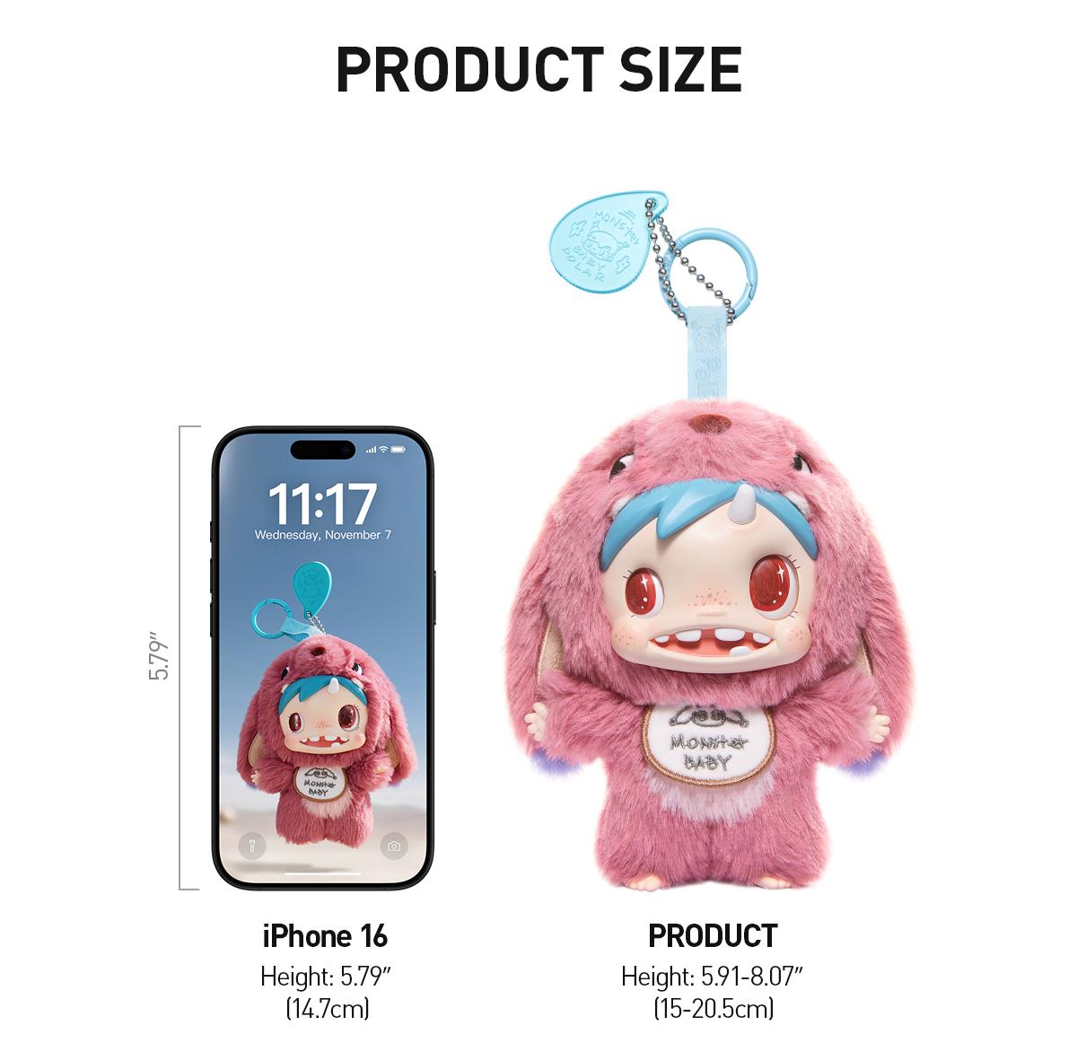 POP MART POLAR-Monster Baby Collection Series Plush Pendant Ver.1