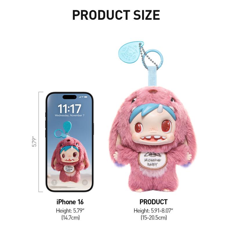 POP MART POLAR-Monster Baby Collection Series Plush Pendant Ver.1