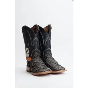 Chero's Premium Exotic Pirarucu Camel Black Wild