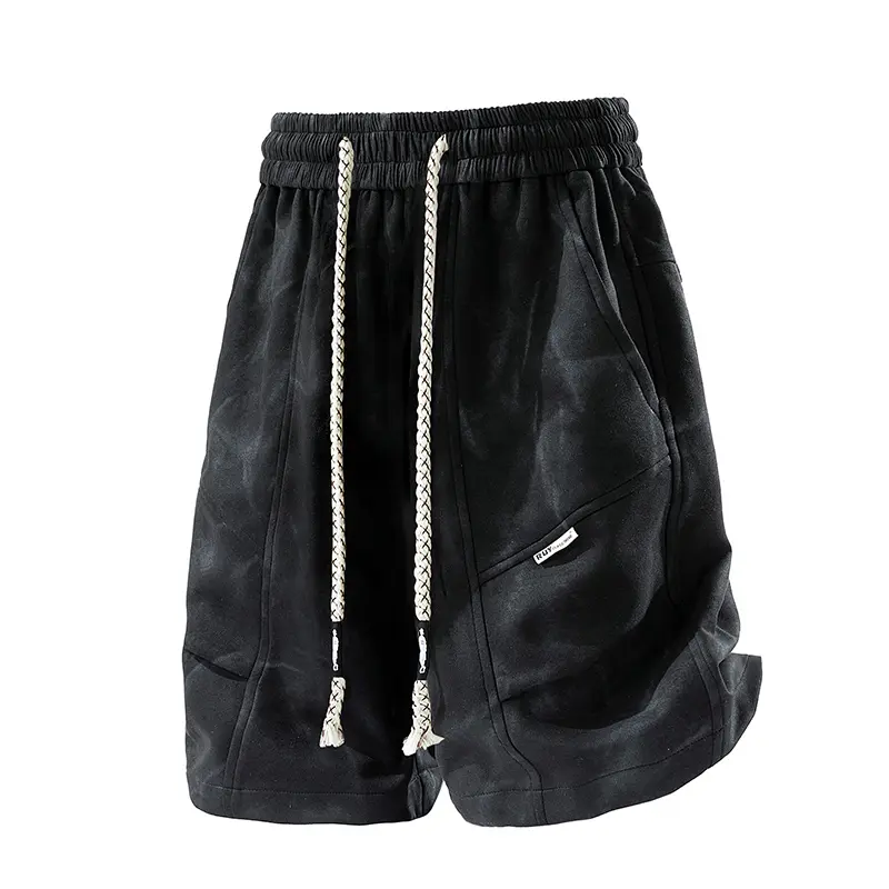 Men’s tie-dye shorts — new for summer, trendy loose Bermuda shorts; casual athletic men’s shorts; straight-leg drawstring Bermuda shorts; loose-fit cargo shorts. #SummerWins #Father’sDayGift