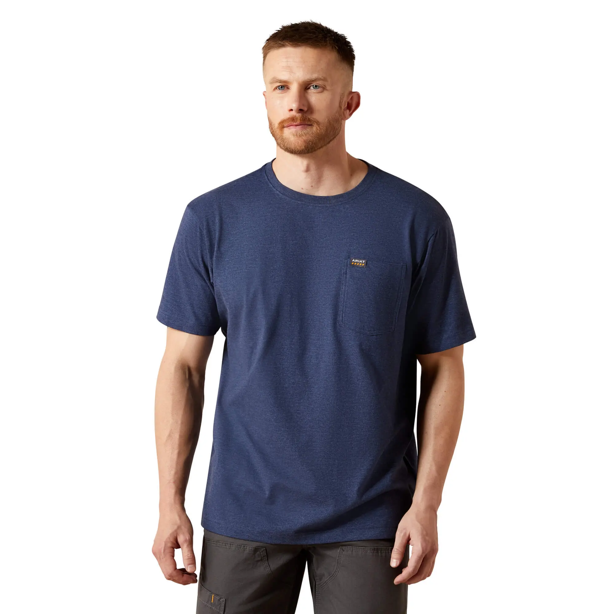Men's Rebar Cotton Strong Standard Pocket T-Shirt