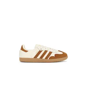 adidas Originals Samba OG Sneaker in Wonder White, Dusky Bronze & Gold Metallic