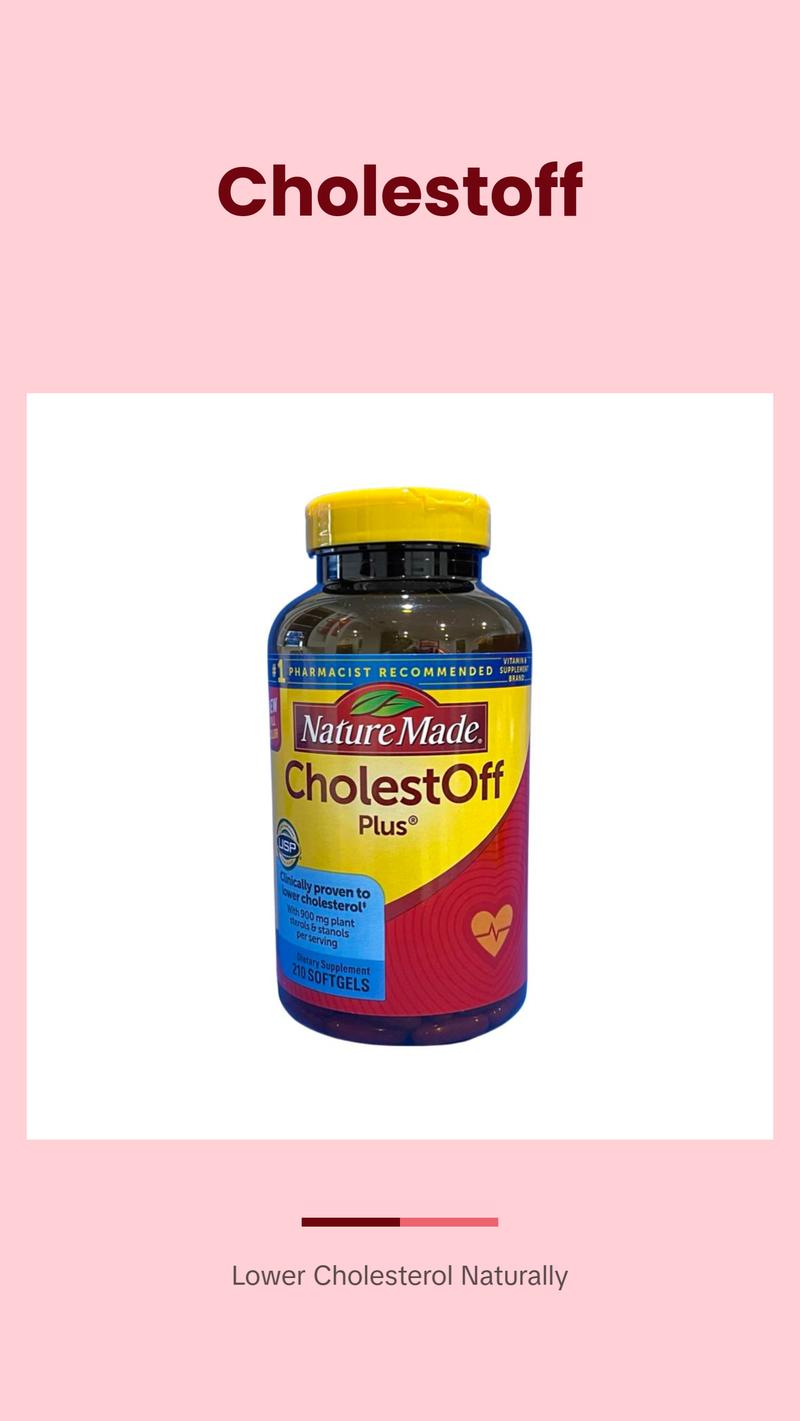 Nature Made CholestOFF Plus, 210 Softgels Supplement Healthcare Vitamin Edible Fitness Dietary Nature Made CholestOFF Plus, 210 Softgels Supplement Healthcare Vitamin Edible Fitness Dietary