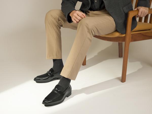 Bruno Marc [Everett] Men's PU Leather Slip-On Loafers Footwear Walking Shoes Elegant Shoe Flat