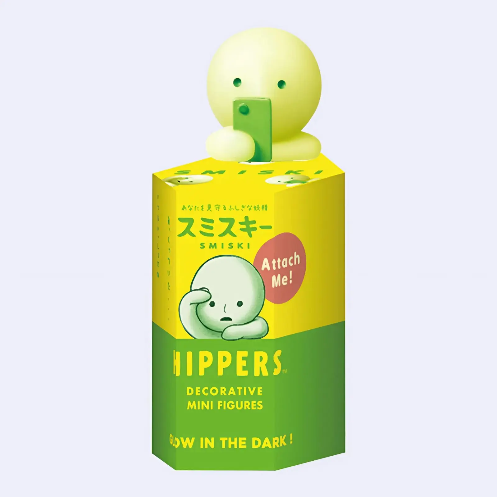 ENOMIZ | Smiski Mini Figures – Hippers Series | Glow in the Dark Mini Figures | Adorable Kawaii Phone & Desktop Decoration | Blind Box Collectible Toy | Great Gift for Friends & Collectors