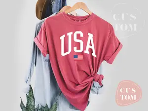 Comfort Colors USA Flag Shirt, 4th of July Shirt, Big USA Tshirt, USA  Shirt, Comfort Colors Usa Flag Tee, Usa Comfort Colors Tee, Usa Shirt