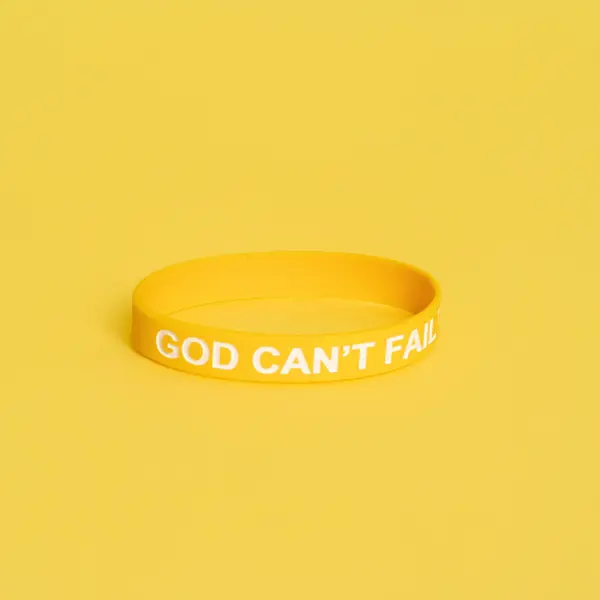 White on Team Yellow Wristband