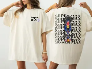 Comfort Colors Max Verstappen T-Shirt, Super Max F1 Vintage Tee, Racing Graphic Shirt, Fashion Cotton, Crewneck For Men, For Women, Menswear Cotton Fabric