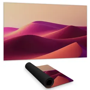MWW C1DM1424WRCBXV 14 x 24 in. Deep Dunes Red Gaming Mat - Stylish Home Decor Addition