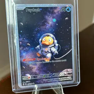 Psyduck “Space Duck” Custom Made TCG Card