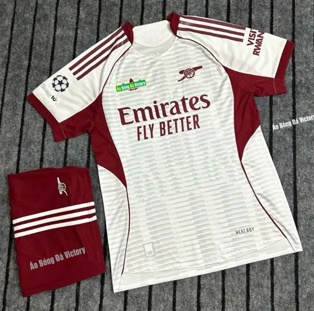 Red White Soccer Jersey Set – Lightweight Football Kit with Shorts, Breathable Quick-Dry Sportswear for Men, Women