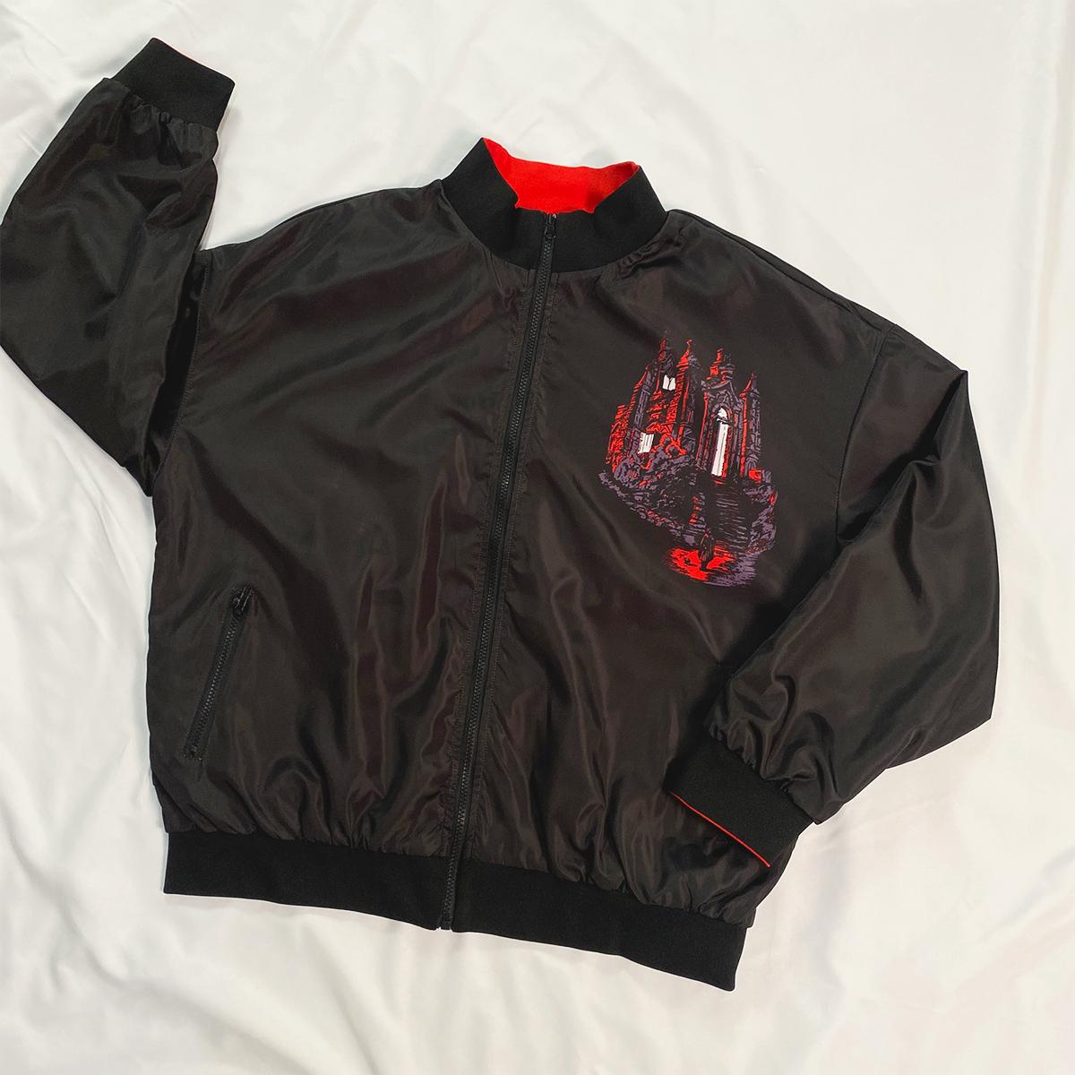 メンズウェア lwood reversible bomber jacket L Blood Reversible Bomber Jacket for Men - Menswear Coats Varsity
