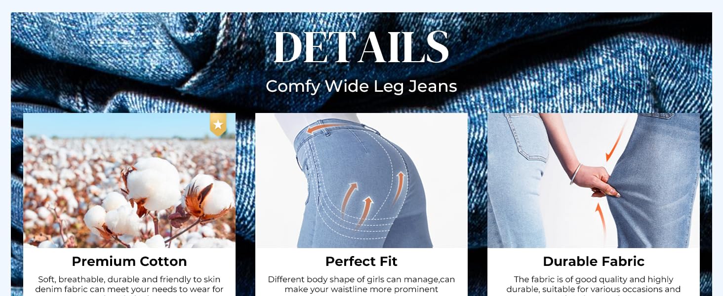 EMMIOL Women's High Waisted Jeans with Star Patches, Vintage Y2K Denim Pants