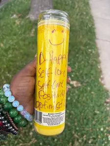 D Happy Candle
