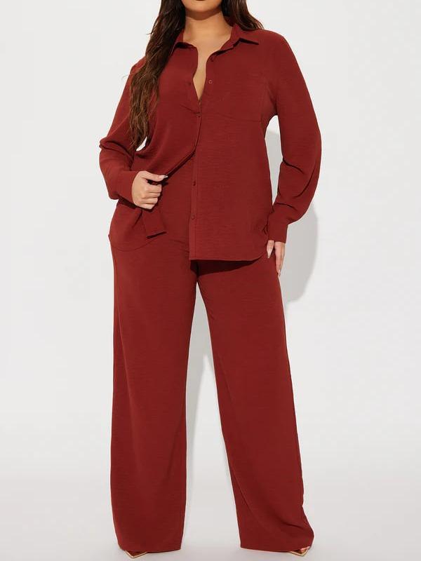 Makenzie Pant Set - Rust