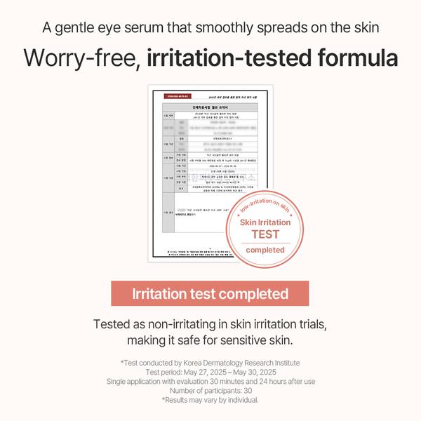 [New] PDRN Collagen Eye Serum 0.68 Fl. Oz / 20ml Under Cream for Eye Bags Peptide Hydrating Lightweight dropper Korean Glass Skin Care