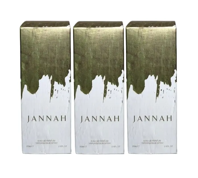 Jannah Perfume for Women EDP 25 ml Each 3 Pack Bundle Fragrance Spray