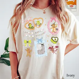 #Shrekk Coquette Shirt, #Fionaa and #Shrekk Coquette Locket Shirt, Family Matching, Magic Kingdom Vacation Tee