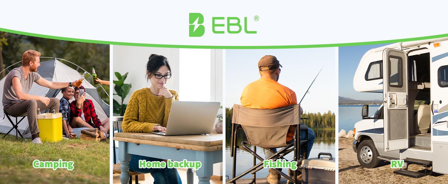 Outdoor Power Station: EBL 300W Solar Generator w/ 231Wh Battery | Your Blackout & Camping Power Backup