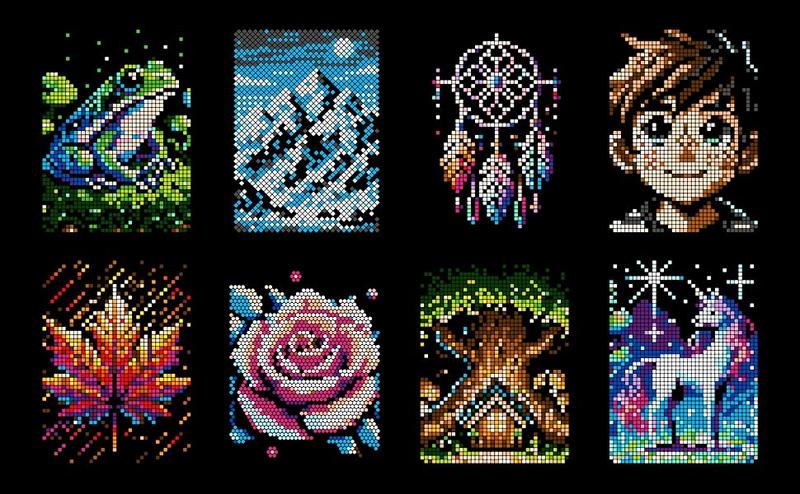 100 Color by Number Mysteries A Coloring Book for Adults Relaxation and Wonder – Squares, Diamonds, Dots