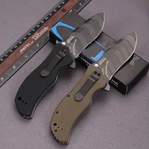 0350 Outdoor Folding Knife, G10 Handle, D2 Anti Corrosion and Wear Resistant High Hardness Steel, EDC Tool for Outdoor Camping and Driving Survival, Best Men's Gift.