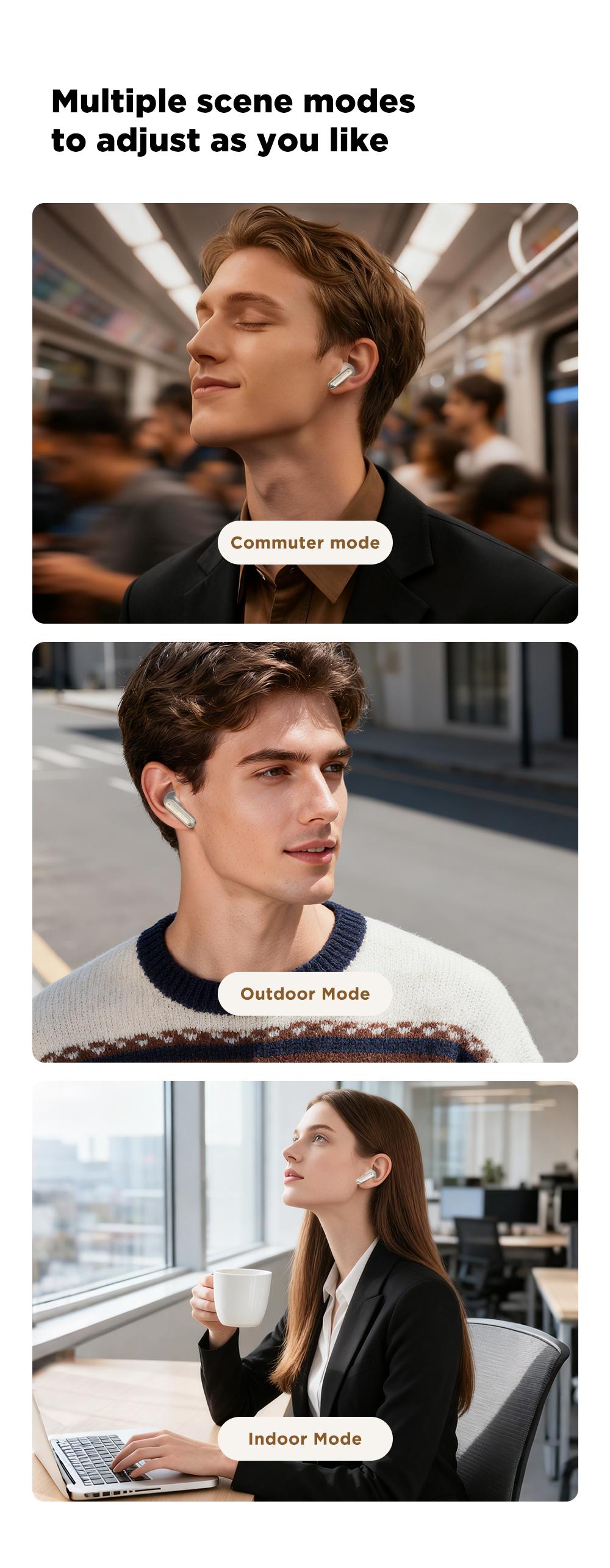 MINISO MS106 Wireless Earbuds Bluetooth 6.0 Earphones, In Ear Earbuds,Waterproof Wireless Earphones, Suitable for Office, Sports, Study and Audio Calls, Built in Microphone, Gaming Bluetooth Headphones